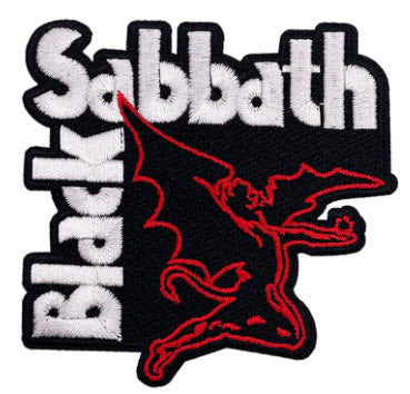 BLACK SABBATH - DEMON CUT OUT EMBROIDERED PATCH