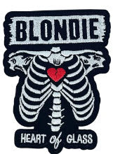 BLONDIE - HEART OF GLASS EMBROIDERED PATCH