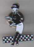 ENGLISH BEAT - SKANK GIRL ENAMEL PIN BADGE