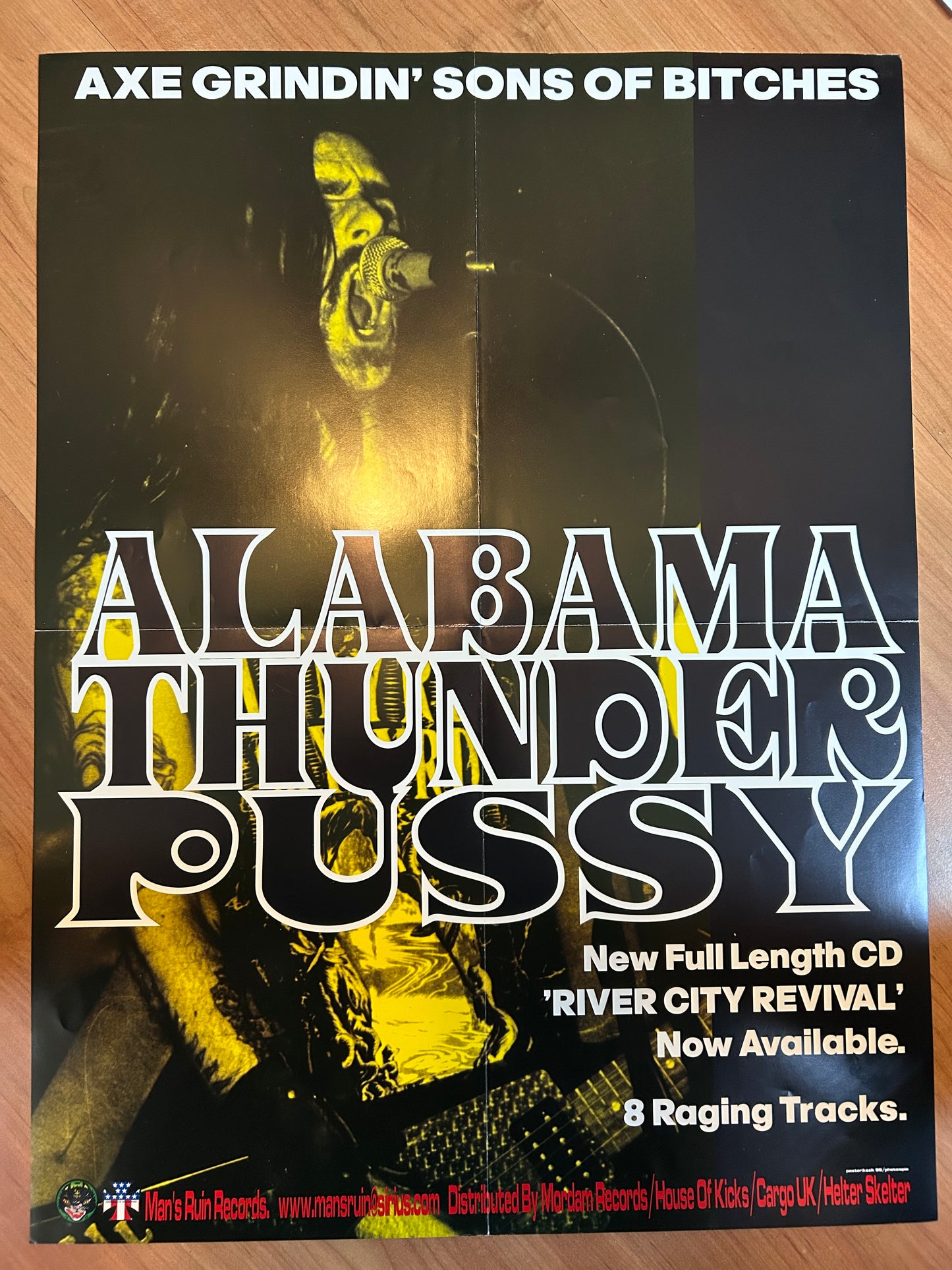 ALABAMA THUNDER PUSSY - RIVER CITY REVIVAL POSTER