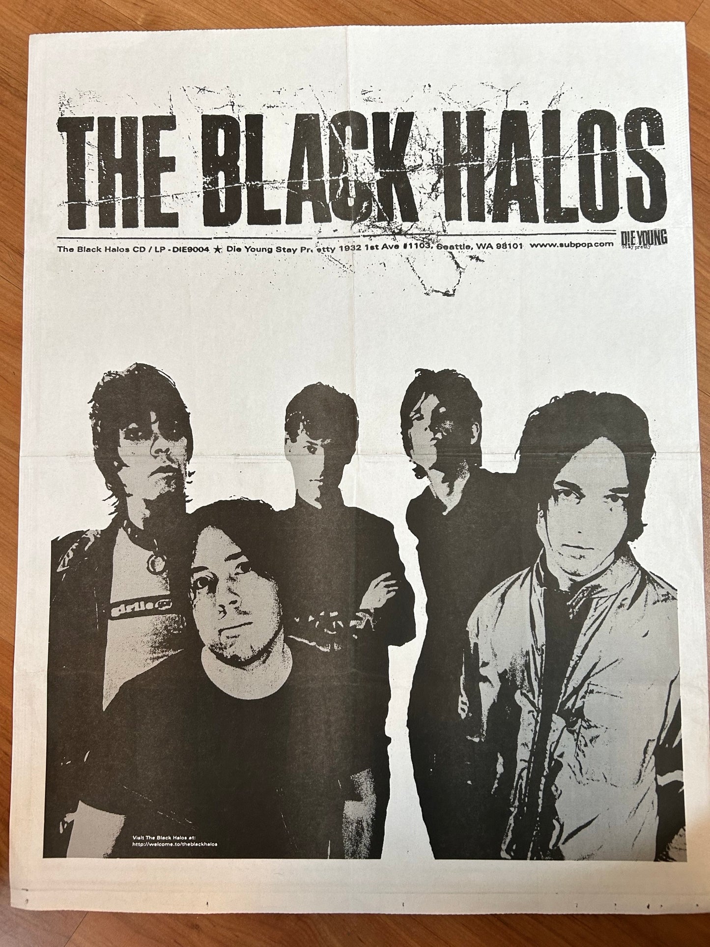 BLACK HALOS POSTER
