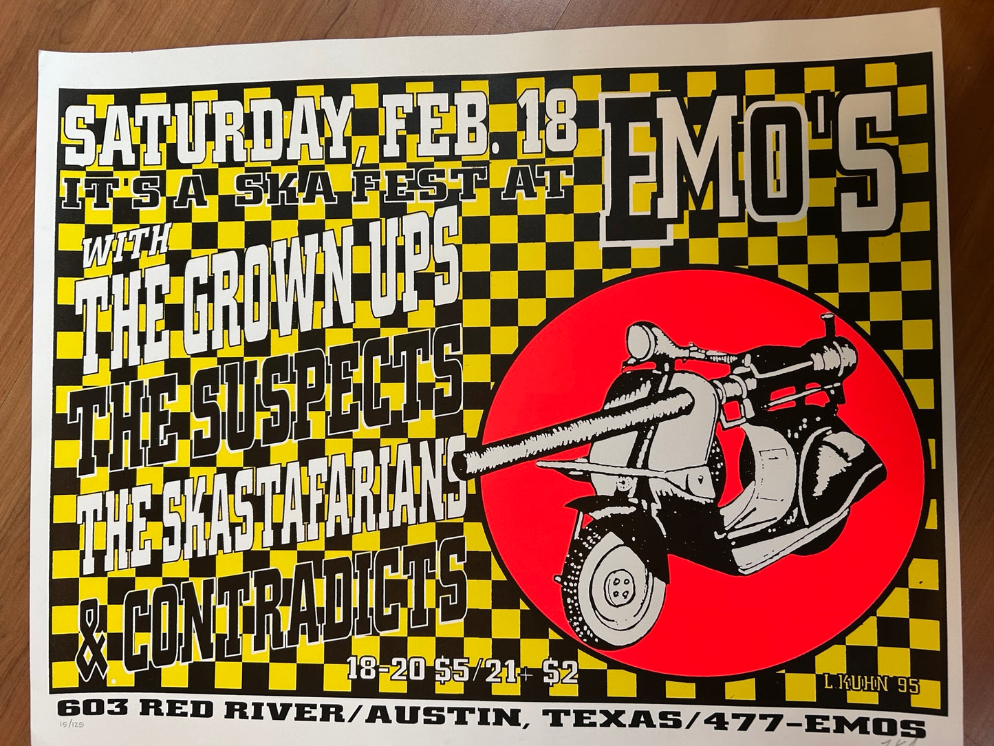 THE GROWN UPS / THE SUSPECTS / THE SKASTAFARIANS / CONTRADICTS POSTER