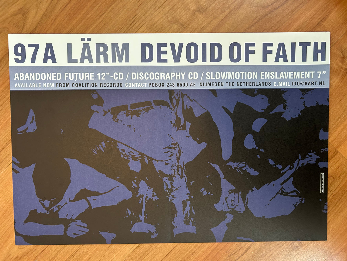 97A / LARM / DEVOID OF FAITH POSTER