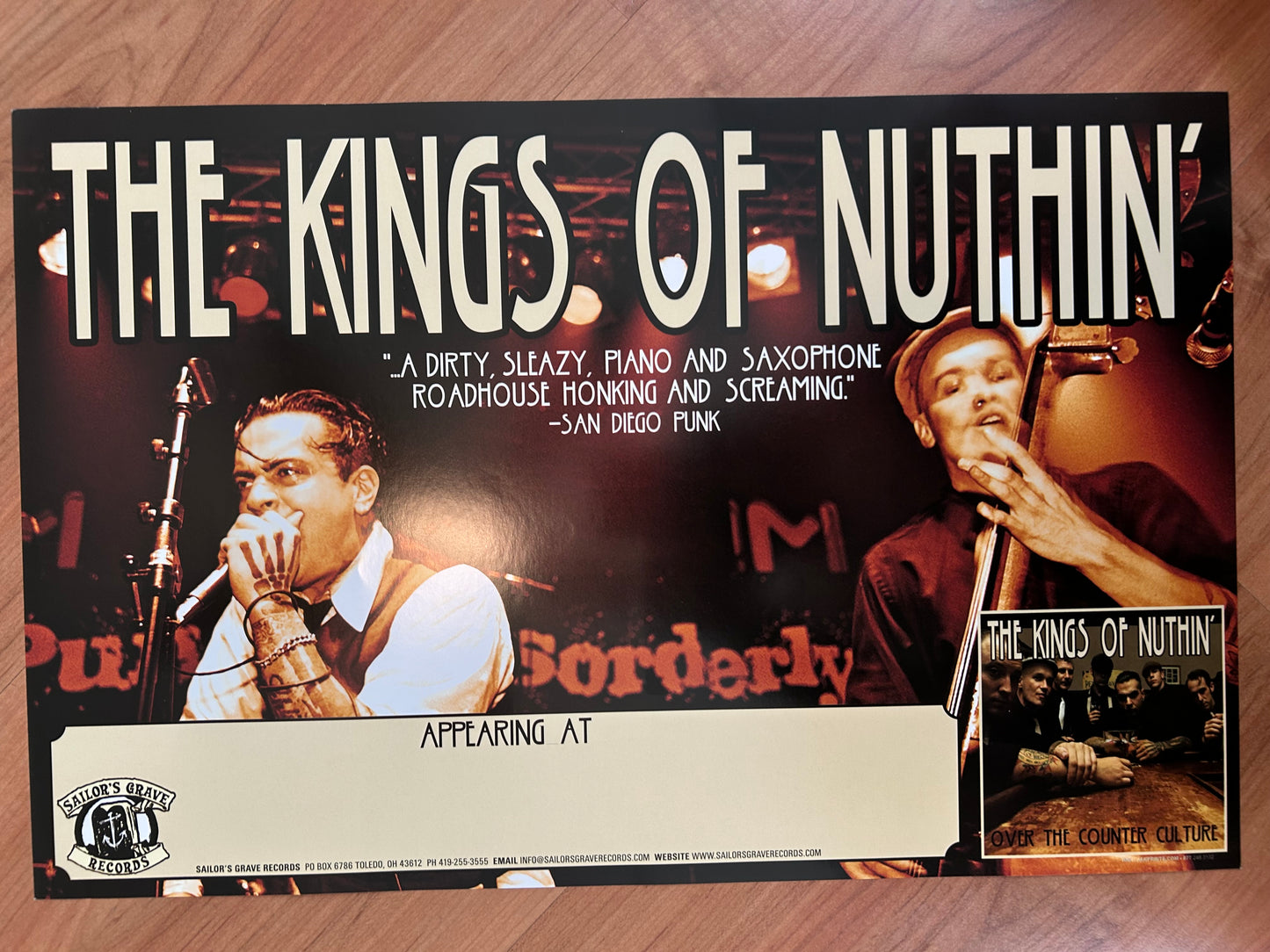 KINGS OF NOTHIN - OVER THE COUNTER CULTURE POSTER