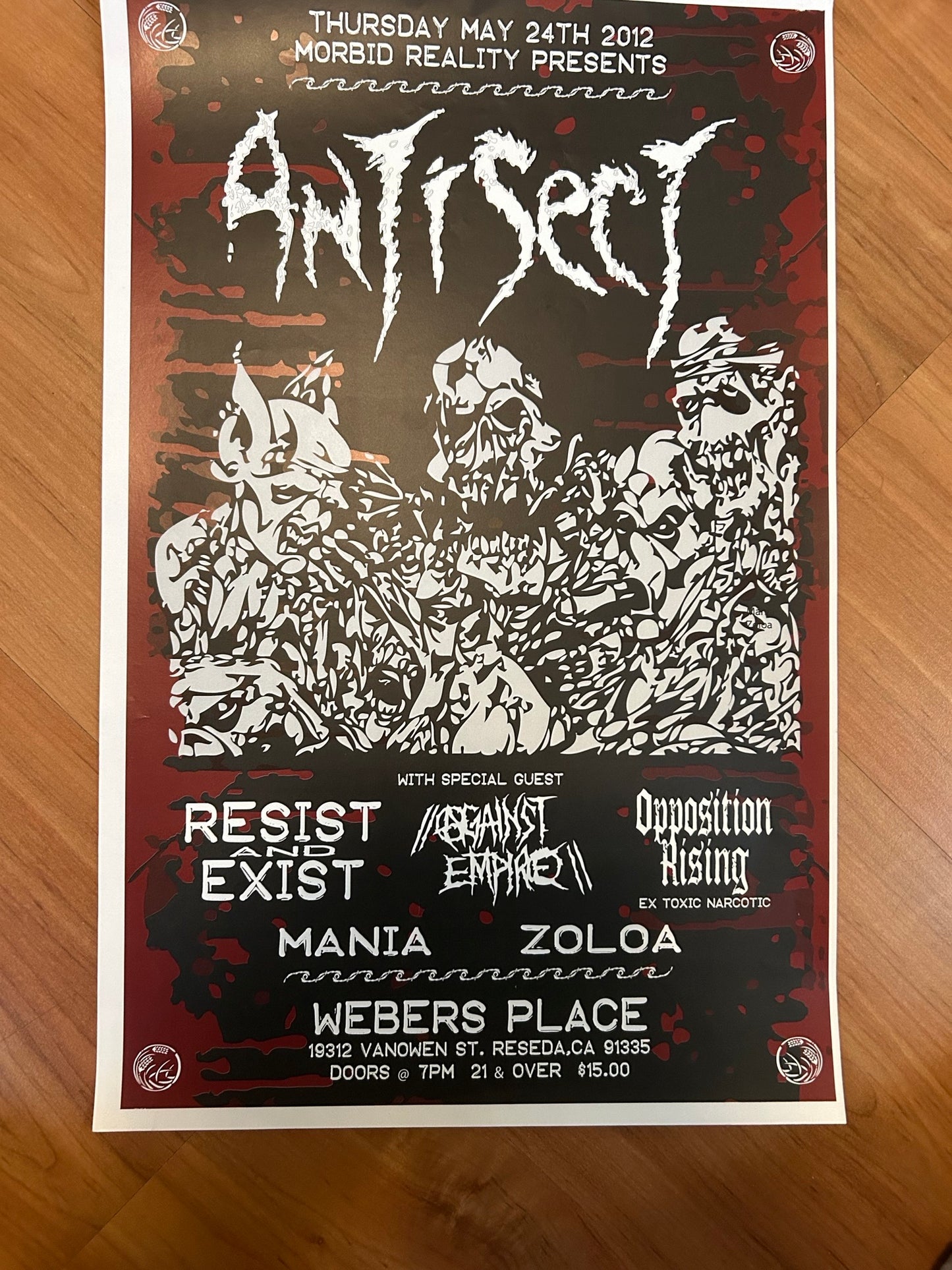 ANTISECT / RESIST & EXIST / AGAINST EMPIRE FLYER
