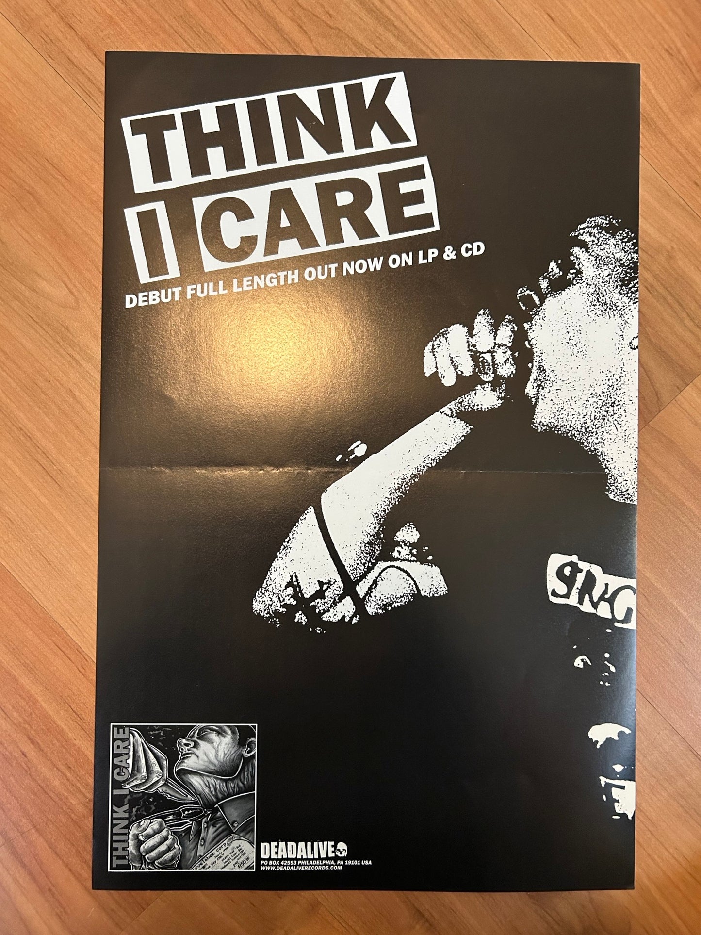 THINK I CARE POSTER