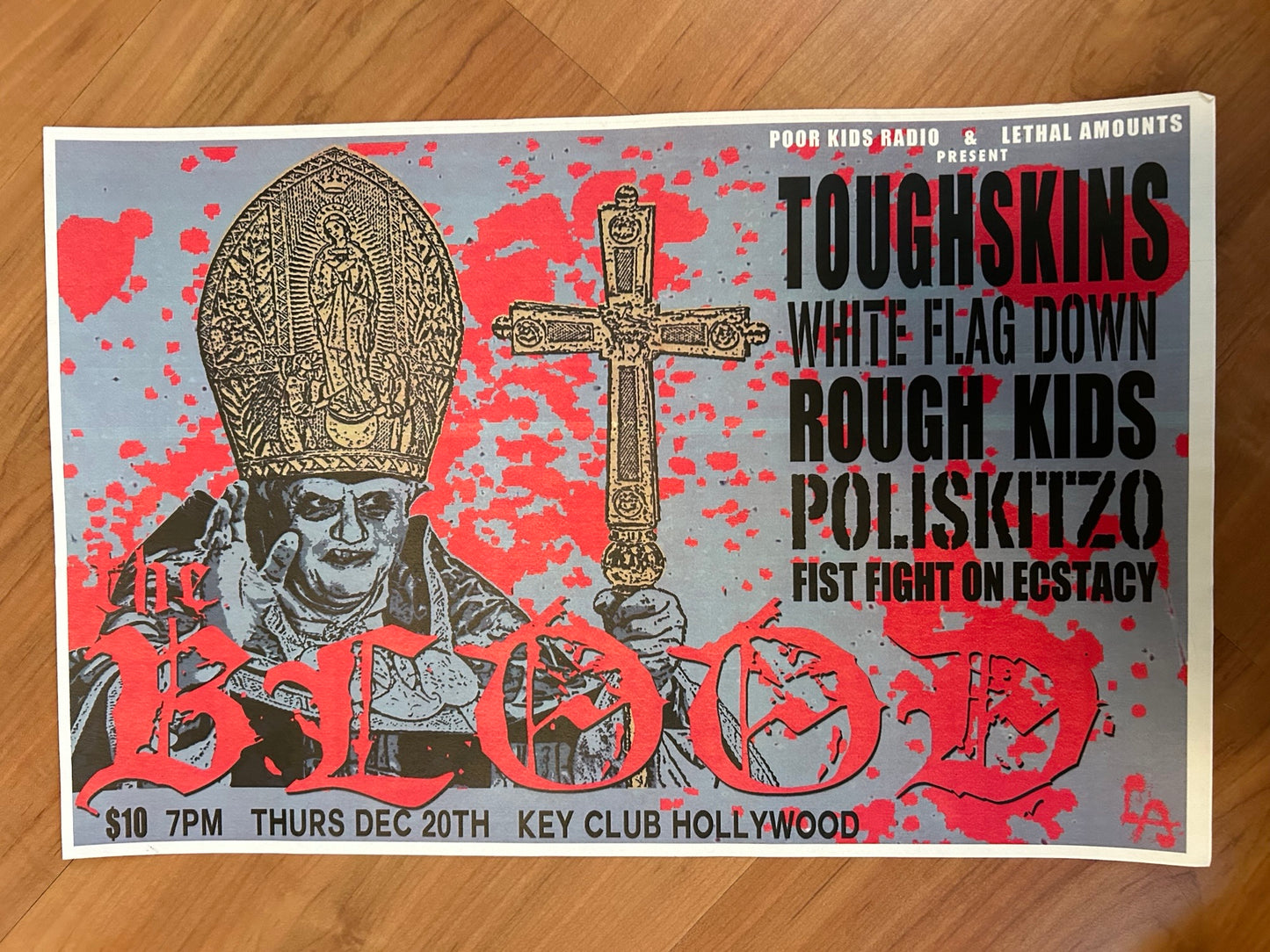 BLOOD / TOUGHSKINS / ROUGH KIDS / POLISKITZO FLYER