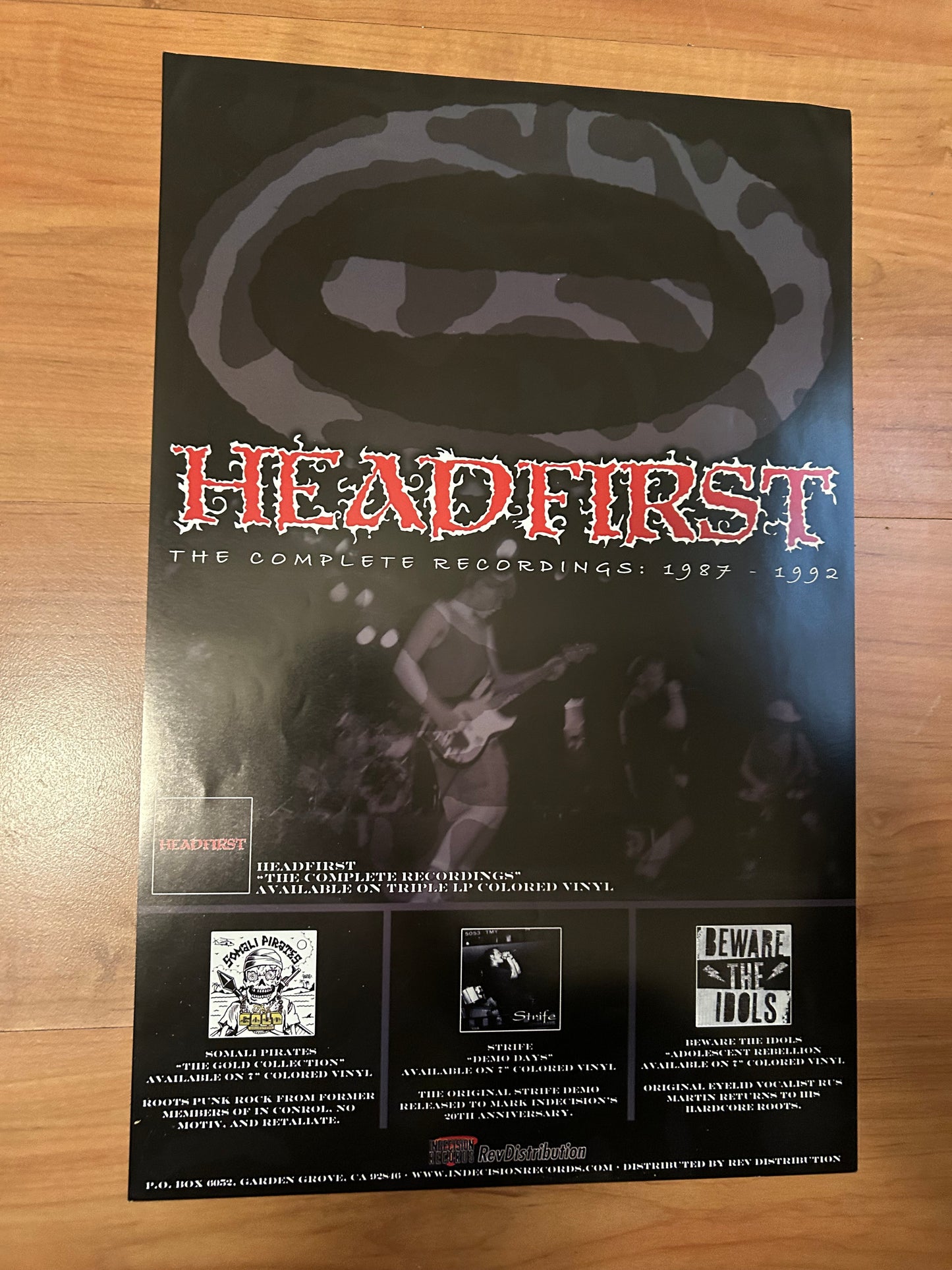 HEADFIRST - COMPLETE RECORDINGS POSTER