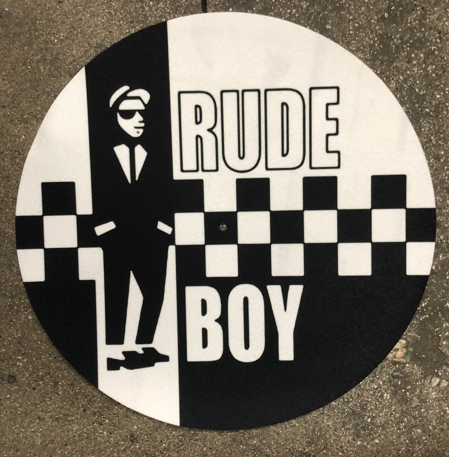 SLIPMAT - RUDE BOY LOGO