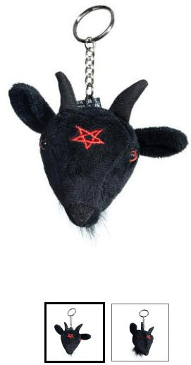 KEY CHAIN - GOATHEAD BAPHOMET PLUSH
