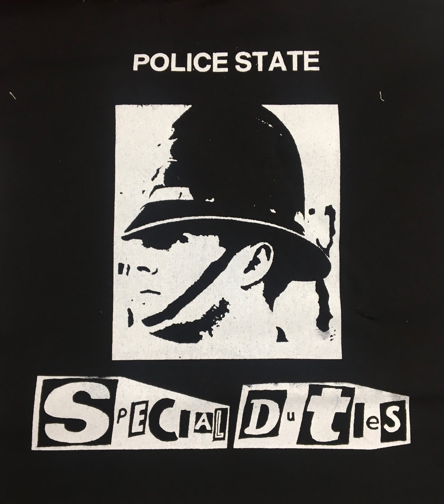 SPECIAL DUTIES - POLICE STATE BACK PATCH
