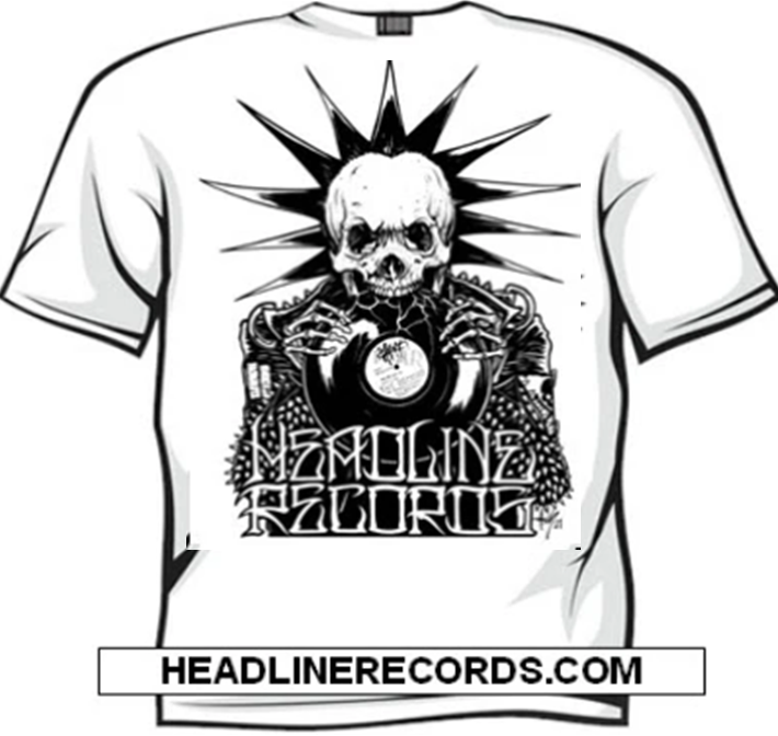 HEADLINE RECORDS - CRUSTY VINYL BY AXIS TEE SHIRT