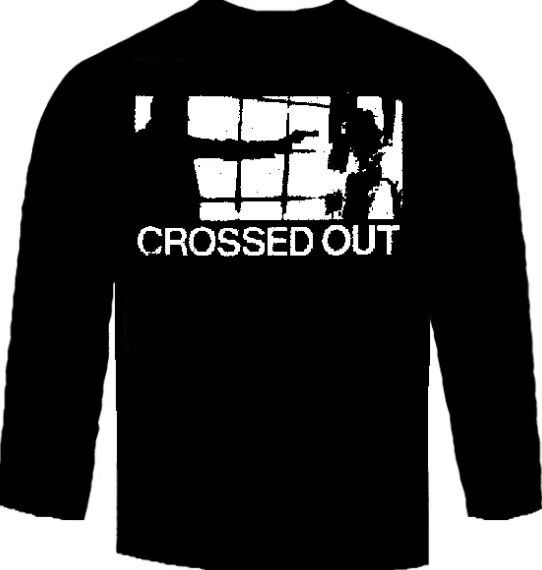 CROSSED OUT - GUNMAN LONG SLEEVE TEE SHIRT