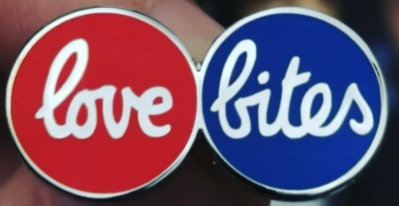 BUZZCOCKS - LOVE BITES (CIRCLES) ENAMEL PIN BADGE