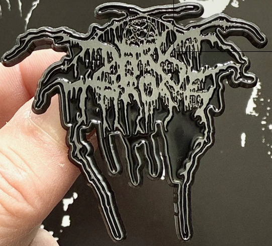 DARKTHRONE - LOGO CUT OUT ENAMEL PIN