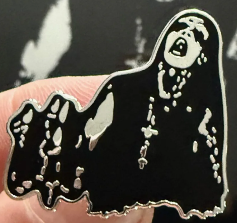 DARKTHRONE - TRANSILVANIAN HUNGER CUT OUT ENAMEL PIN