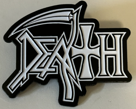 DEATH - DEATH CUT OUT ENAMEL PIN