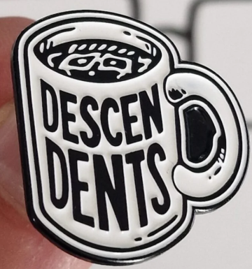 DESCENDENTS - COFFEE MUG CUT OUT ENAMEL PIN