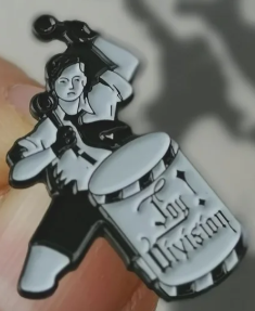 JOY DIVISION - DRUMMER (CUT OUT) ENAMEL PIN