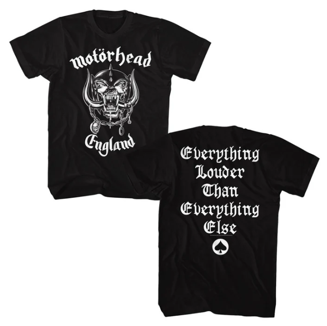 MOTORHEAD - EVERYTHING LOUDER TEE SHIRT