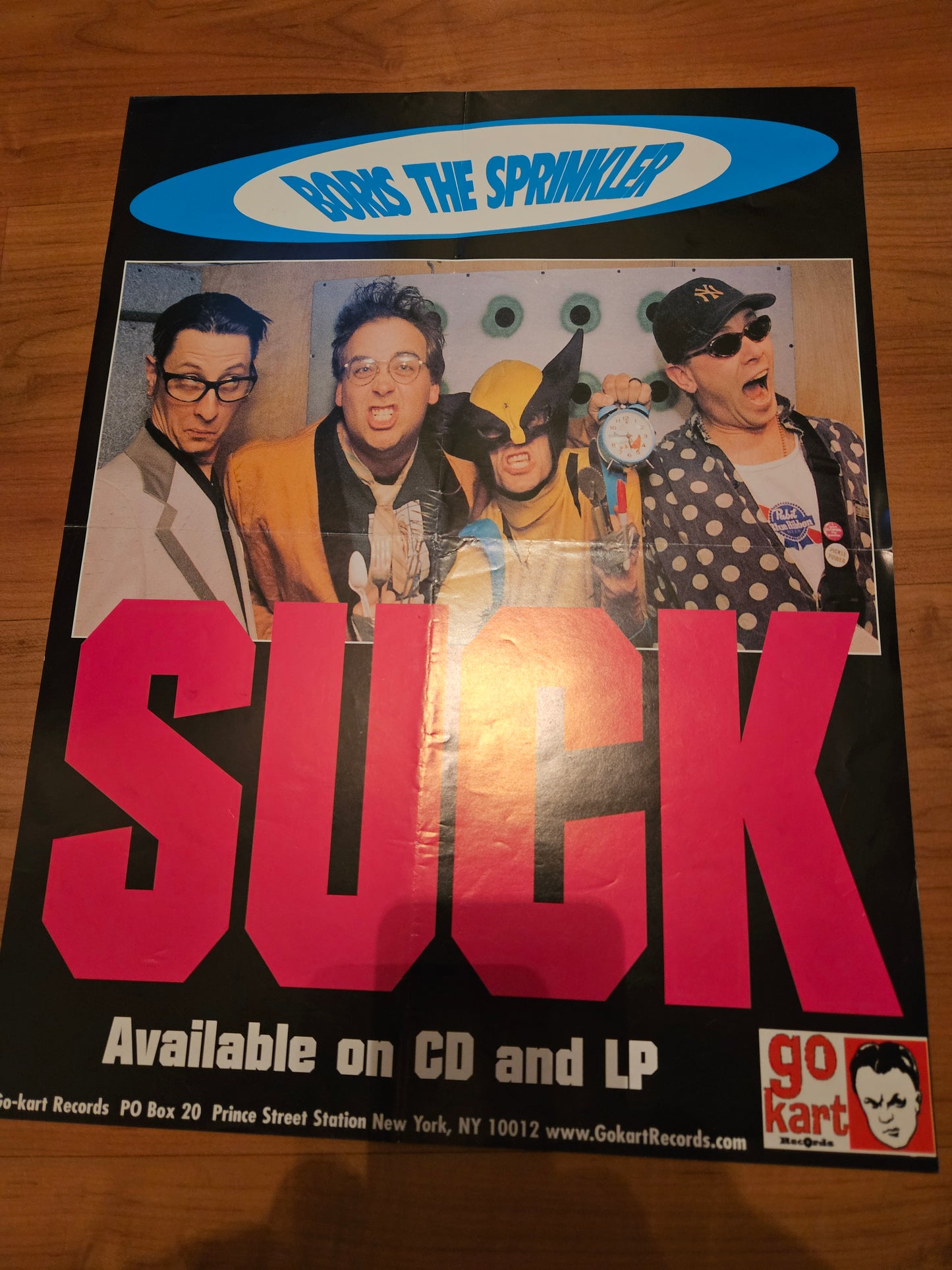 BORIS THE SPRINKLER - SUCK POSTER