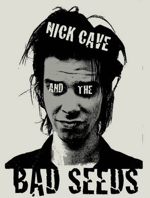 NICK CAVE & THE BAD SEEDS - NICK CAVE FACE 1" BUTTON