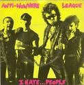 ANTI NOWHERE LEAGUE - I HATE PEOPLE 1" BUTTON