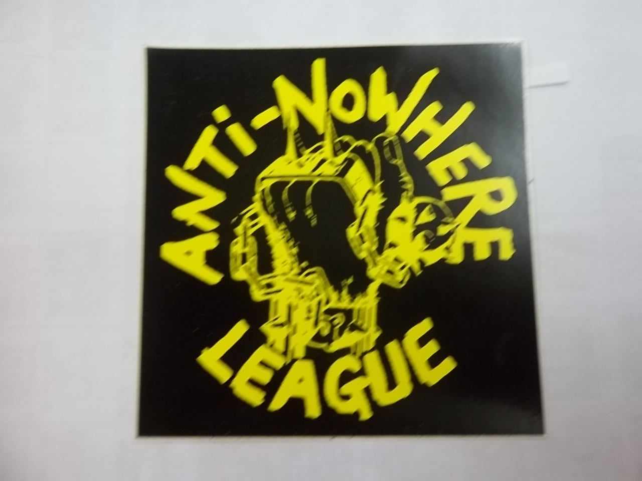 ANTI NOWHERE LEAGUE - FIST STICKER