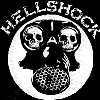HELLSHOCK - 2 SKULLS 1" BUTTON