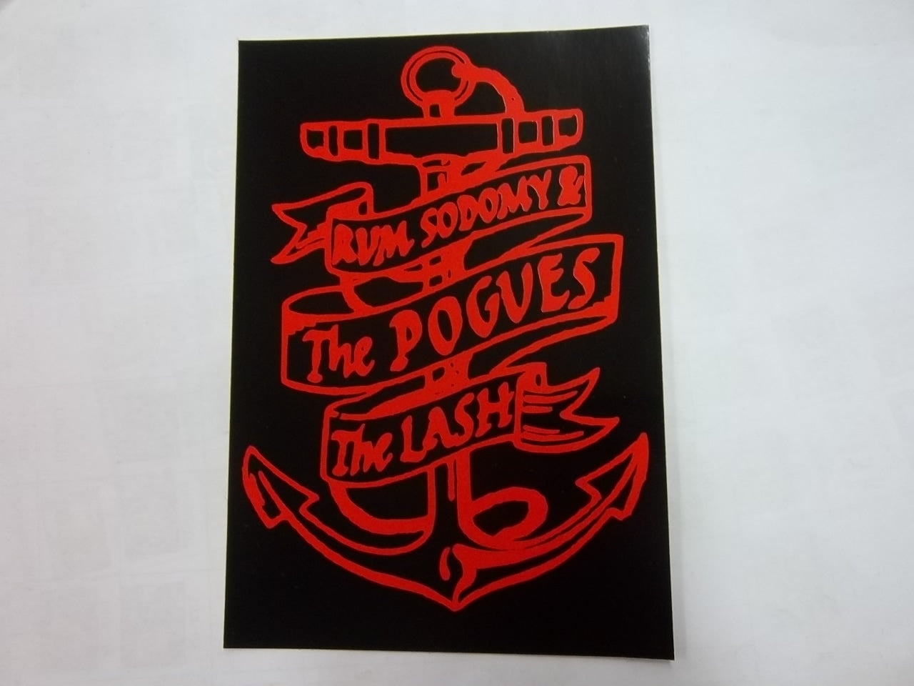 POGUES - RUM SODOMY STICKER