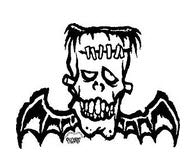 PIGORS STICKER - FRANKENBAT STICKER