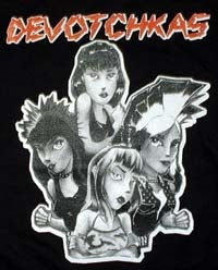 DEVOTCHKAS - CARTOON 1" BUTTON