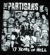 PARTISANS - 17 YEARS OF HELL 1" BUTTON