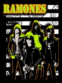 RAMONES - BAND PICTURE 1" BUTTON