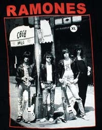 RAMONES - CBGBS 1" BUTTON