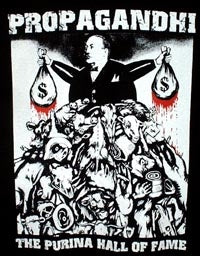 PROPAGANDHI - THE PURINA HALL OF FAME 1" BUTTON