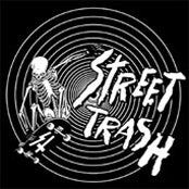 STREET TRASH - SKATING SKELETON 1" BUTTON