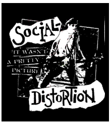 SOCIAL DISTORTION - EARLY PICTURE 1" BUTTON
