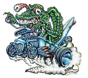 BIGTOE STICKER - LAGOON ROD