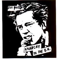 SEX PISTOLS - ANARCHY IN THE UK 1" BUTTON