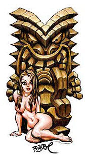 BIGTOE STICKER - LUSTY TIKI