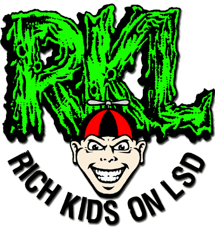 RKL - RICH KIDS ON LSD LOGO 1" BUTTON