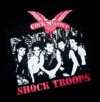 COCK SPARRER - SHOCK TROOPS 1" BUTTON
