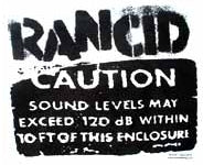 RANCID - CAUTION 1" BUTTON