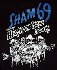 SHAM 69 - HERSHAM BOYS 1" BUTTON
