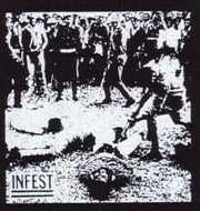 INFEST - MANKIND 1" BUTTON