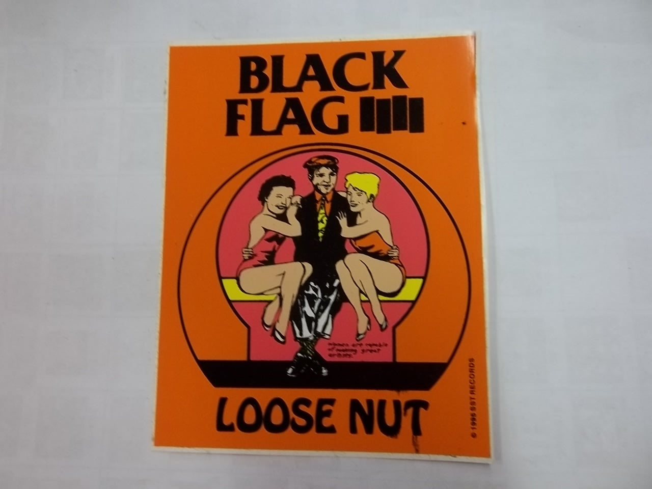 BLACK FLAG - LOOSE NUT STICKER