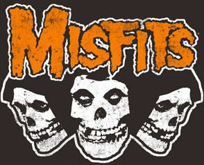 MISFITS - 3 SKULLS 1" BUTTON
