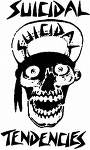 SUICIDAL TENDENCIES - SKULL B/W 1" BUTTON