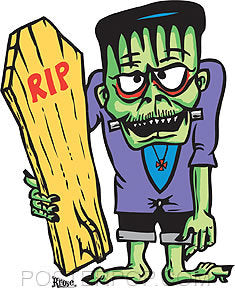 KRUSE STICKER - MONSTER SURFING TIME